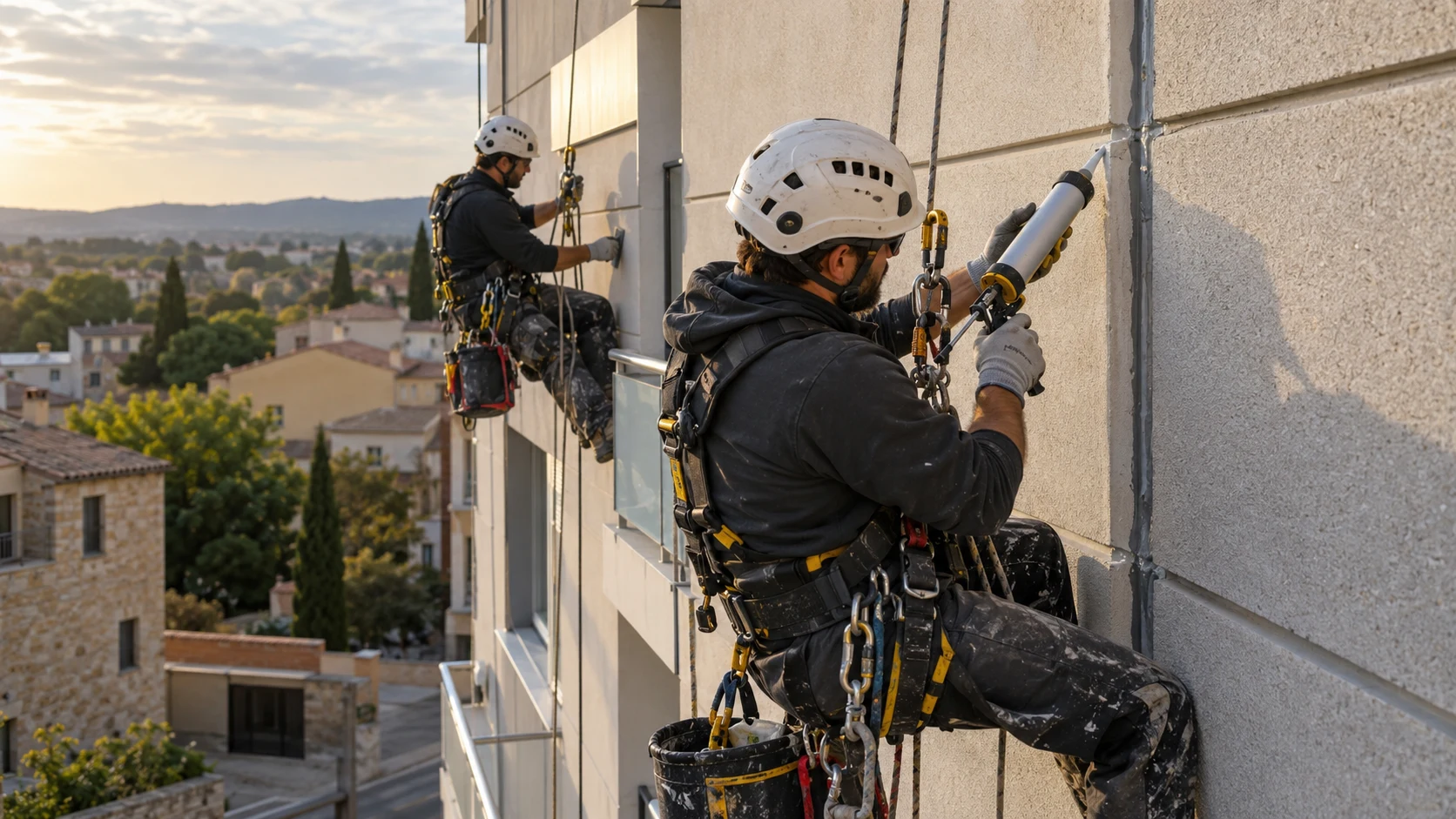 Trabajos verticales en Peralada