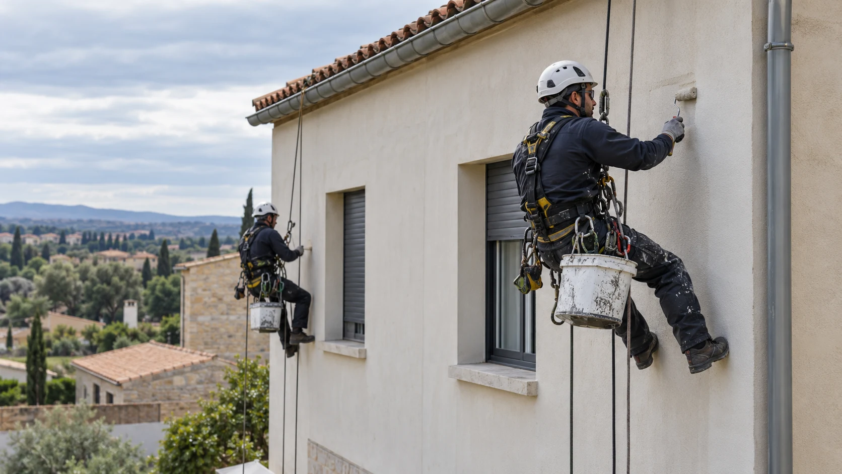 Trabajos verticales en Peralada