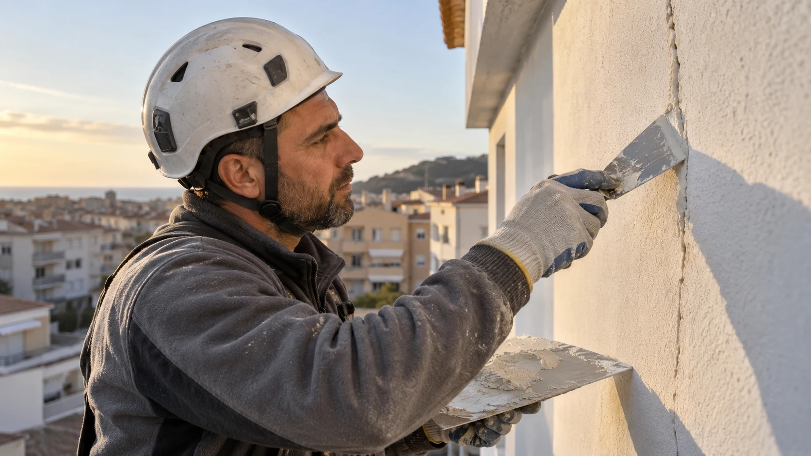 Reparación de fisura